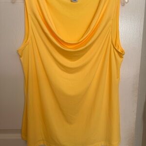 Liz Claiborne Sunlit Drape Neck Tank Top